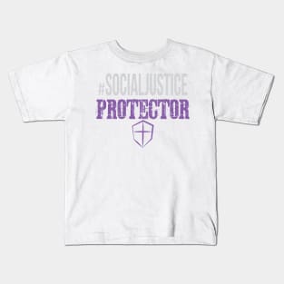 #SocialJustice Protector - Hashtag for the Resistance Kids T-Shirt
